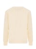 SANIKA Damen Strickjacke in Wollweiss