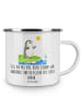 Mr. & Mrs. Panda Teetasse Mutig zu sich selbst stehen mit Spruch in Weiß