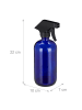 relaxdays 8 x Sprühflasche in Blau - 500 ml
