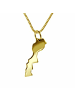 Schmuckador 50cm Halskette + Marokko Anhänger in 585 Gelbgold in gold