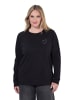 MIAMODA Sweatshirt in schwarz