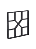 relaxdays 2x Betonform in Schwarz