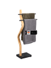 eluno Stand-Handtuchhalter freistehend ca. 37 x 85,5 x 18 cm (B/H/T)