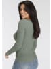 Melrose Strickpullover in grün