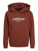 JACK & JONES Junior Hoodie 'VESTERBRO NEWTON' in braun