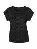 Vivance Kurzarmshirt in rose, schwarz