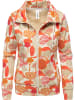 ragwear Sweatjacke Ronette Print in Ecru