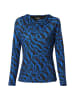 Mart Visser Caitlin Print Top Schwarz / Kobalt