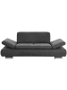 58 aufm Kessel SOFA 2-Sitzer Kaye Bezug Veloursstoff Metallfuß verchromt / anthrazit