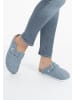 VITAFORM Wollfilz Clogs in hellblau
