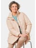 GOLDNER Steppjacke mit hübschem Flock-Druck in beige