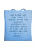 Mr. & Mrs. Panda canvas tasche Spruch Selbstzweifel Abschalten m... in Sky Blue