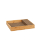 relaxdays Messerhalter in Natur - (B)38 x (H)6,5 x (T)33,5 cm