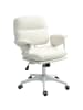 HOMCOM Bürostuhl in Weiß 65L x 64B x 98H cm