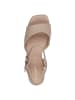 Tamaris WIDE FIT Sandalette in BEIGE SUEDE