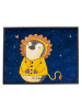Mr. & Mrs. Panda Tischschoner Löwe Astrologie Design ohne Spruch in Weiß