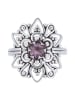 mantraroma 925er Silber - Ringe mit Amethyst facettiert