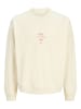 JACK & JONES Junior Sweatshirt in Antique White