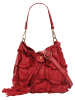 Samantha Look Handtasche echt Leder in rot