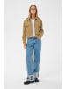 Kaffe Langarm - Hemd KAbrynn Tight fit in Washed Petrified Oak Twill