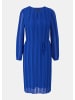 comma Kleid lang in Blau