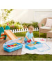 relaxdays 2x Sandkasten in Hellblau - (B)38 x (H)8 x (T)25 cm