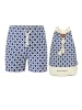 Gassa d’Amante Badeshorts Vieste mit Strandtasche im 2-tlg. Set in Dunkelblau-Dunkelblau