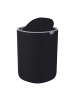relaxdays Tischmülleimer in Schwarz - 1,5 l
