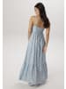Aniston SELECTED Sommerkleid in hellblau-weiß-dunkelblau-blau