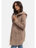 Marikoo Wintermantel Maikoo in Taupe Grey