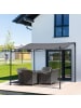 Outsunny Gartenpavillon 297L x 297B cm Grau