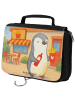 Mr. & Mrs. Panda Kulturtasche Pinguin Pommes Design ohne Spruch in Weiß