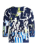 Betty Barclay Strickpullover mit Print in Dunkelblau/Weiß