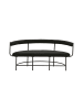 ebuy24 Sitzbank Stallhagen Schwarz 165 x 51 cm