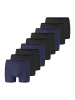 Schiesser Retro Short / Pant 95/5 Essentials - Cotton in Schwarz / blau