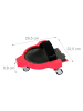 relaxdays Knieschoner in Rot - (B)22 x (H)9 x (T)29,5 cm