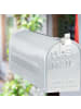 relaxdays Briefkasten Amerikanischin Silber