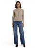 Zero  Strick-Cardigan mit Rüschen in Light Beige Melange