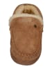 Warmbat Hausschuhe Grizzly Suede GRZ4410-25 in braun