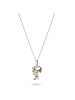 Thomas Sabo Kette Snoopy & Woodstock Pavé Anhänger Peanuts in silber, bunt
