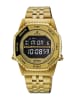 Seiko Unisex Digitaluhr Chronograph Rotocall Goldfarben