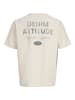 JACK & JONES PLUS T-shirt in Antique White