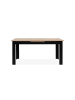 CALICOSY Esstisch BIRMINGHAM in Artisan Eiche / Schwarz - (W) 160  x (H) 75  x (L) 80  cm