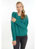 myMo Damen Strickpullover in Grün