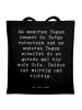 Mr. & Mrs. Panda Shopper Bag Spruch Hoffnung und Ruhe mit Spruch in Schwarz