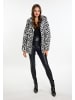 faina Steppjacke Mit Zebra-Print in Weiss Zebra