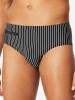Schiesser Badehose Ocean Swim in blau, schwarz