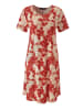 Aniston SELECTED Jerseykleid in rosa-rot-weiß