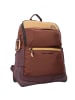 Piquadro Corner Rucksack 44 cm Laptopfach in marrone