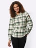 WITT WEIDEN Flanellbluse in eucalyptus-champagner-kariert